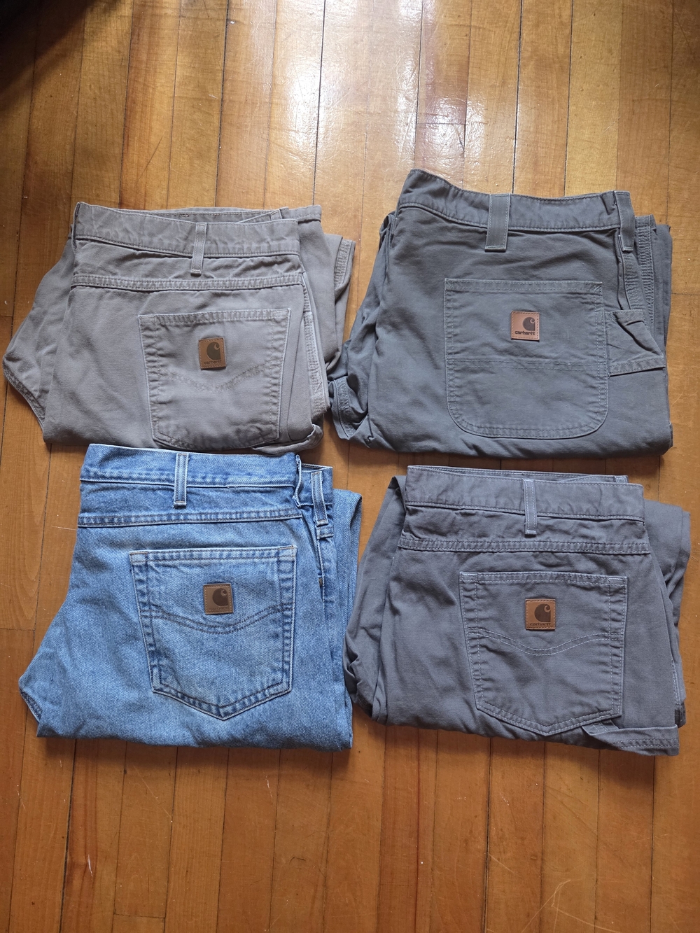 Lot: Carhartt workwear (4) pants - 40×30 (all)